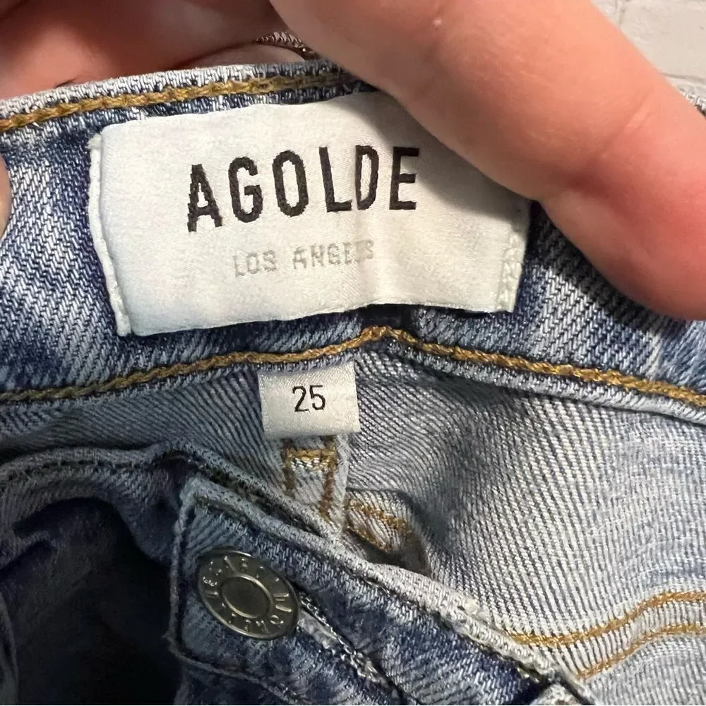 Agolde Nico High-Rise Slim Jeans size 25